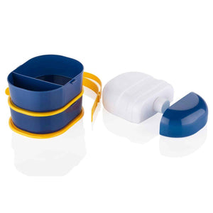 Customize Mr. Chef Smart Lunch Box Capsule shape strap-on lunch box with water bottle and handle