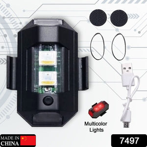 PremiumAV Mini LED Strobe Lights, Waterproof Lights, Lightweight RGB LED Lights Drone Strobe Lights Veicle Anti-Collision Strobe Light Bike Motocycle  - PremiumAV