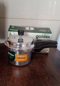 PremiumAV Aluminium Classic Goldex Pressure Cookers With Outer Lid (1.5 Litres / 5-Year warranty) - PremiumAV
