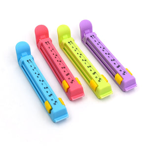 PremiumAV PremiumAV Small Multipurpose Food Snack Plastic Bag Clip Sealer / Packet Sealer Clamps / Manual Vacuum Bag Sealer / Food Pouch Clip / Bag Zipper / Foo 