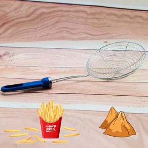 PremiumAV PremiumAV Round Stainless Steel Deep Fry  / Mesh Strainer –  