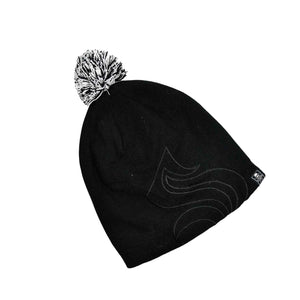 PremiumAV Men's and Women's Skull Slouchy Winter Woolen Knitted Black Inside Fur Beanie Cap.