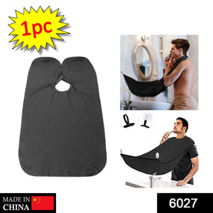 Black Beard Apron Hair Clippings Catcher Grooming Bib  - PremiumAV