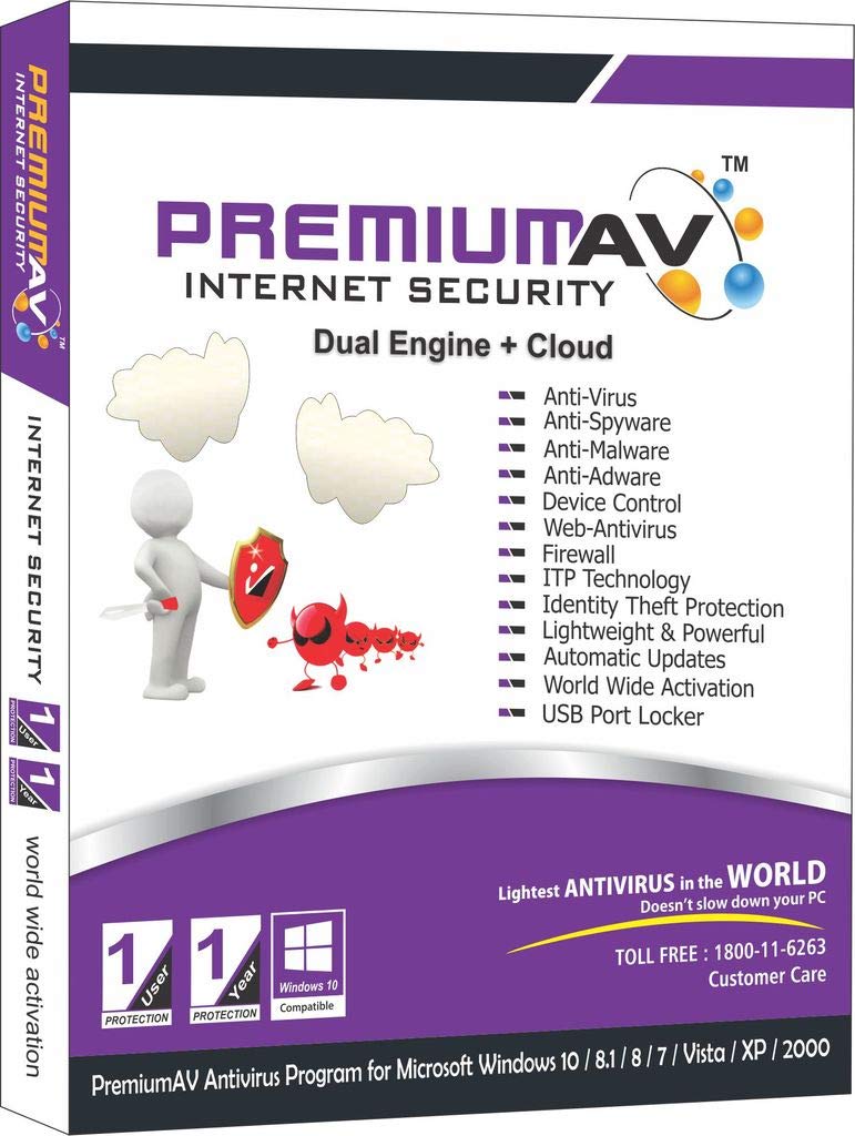 PremiumAV Internet Security - 1 User 1 Year - Version Free - No CD