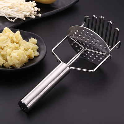 PremiumAV Stainless Steel Hand Masher (Mash for Dal / Vegetable / Potato / Baby Food / pav bhaji)
