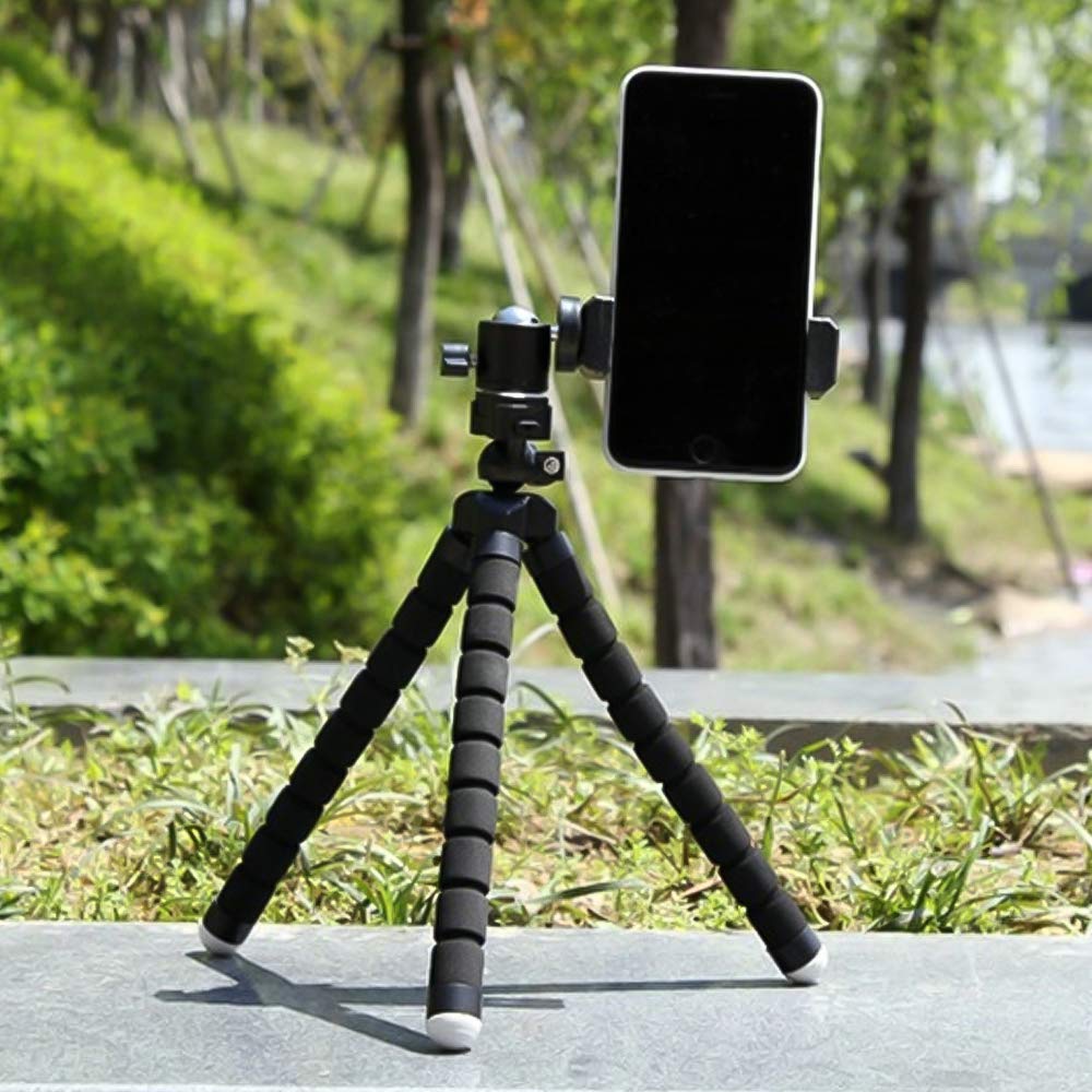 PremiumAV PremiumAV Portable Mini Octopus Tripod with Phone Holder for Selfies –  