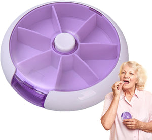 Cute 7-Day Pill Box Dispenser – Portable 7-Grid Medicine Organizer (1 Pc)