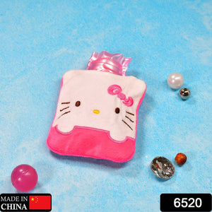 PremiumAV Pink Hello Kitty Small Hot Water Bag with Cover for Pain Relief  - PremiumAV