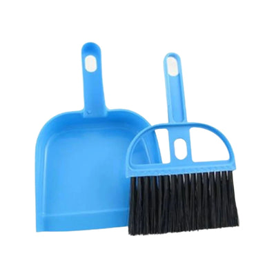 PremiumAV Mini Dustpan with Brush Broom Set for Multipurpose Cleaning - 2 pcs