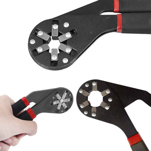 PremiumAV Multi-Function Hexagon Universal Wrench Adjustable Bionic Plier Spanner Repair Hand Tool (Small) Single Sided Bionic Wrench Household Repair