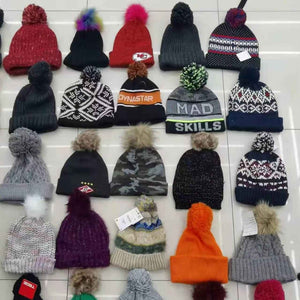 PremiumAV Cap for Winter Woolen Knitted Black Inside Fur Caps