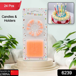 PremiumAV Birthday Party Candles (Pack of 24 pcs)