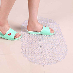 PremiumAV Nonslip Soft Rubber Bath Mat for Bathtub and Shower, Anti Slip Bacterial Anti Bacterial Machine Washable PVC Bath Mat
