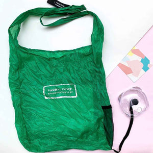 PremiumAV Reusable Grocery Bag, Fordable and Portable Shopping Bag, Nylon Grocery Bag Roll Up in Small Case