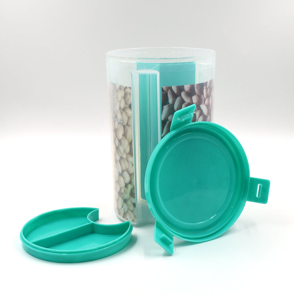 PremiumAV PremiumAV 3 in 1 Transparent Air Tight Storage Dispenser Container (With Color Box) –  
