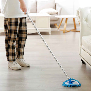PremiumAV Rotatable Triangle Mop with Long Handle