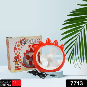 PremiumAV Mini Desktop Fan  Rechargeable USB Cooling Fan for Home, Office & Car (Battery Not Included)  - PremiumAV