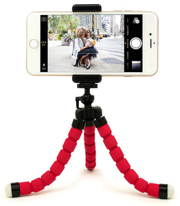 PremiumAV Portable Mini Octopus Tripod with Phone Holder for Selfies - PremiumAV