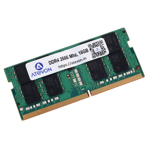 ATEVON ATEVON 16GB DDR4 Laptop RAM 2666MHz CL19 | 1.2V SODIMM Memory Module | High-Speed Upgrade for Notebooks & Gaming Laptops | Low Power Consumptio - PremiumAV