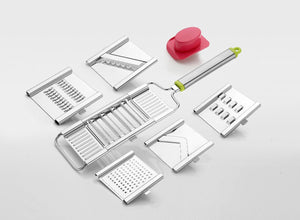 PremiumAV PremiumAV 6 in 1 Stainless Steel Kitchen Chips Chopper Cutter Slicer and Grater with Handle –  