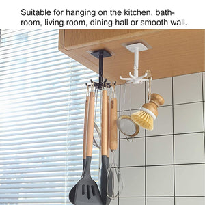 360° Rotating Folding Hook Self-Adhesive Waterproof Wall Mounted Hook  - PremiumAV