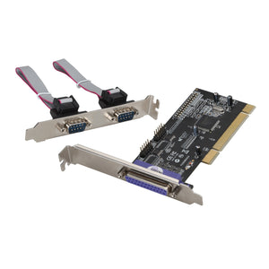 BigPlayer BigPlayer 2 x DB9 (Serial, RS232) & 1x DB25 (LPT1, Parallel) Ports PCI Card with Chipset - PremiumAV