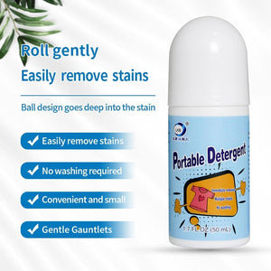 PremiumAV Clothes Stain Remover Bead Design Emergency Stain Rescue Roller Cleaner for Natural Fabric Removes Oil Almost All Types of Fabrics  - PremiumAV