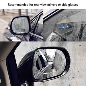 Anti-Fog & Anti-Scratch Rearview Car Mirror Film – HD Clear Protective Sticker for Safe Driving (1 Pc)