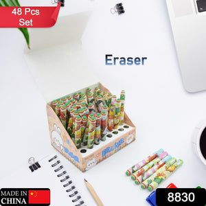 PremiumAV Fancy Erasers for Kids in Different Shapes  Rainbow Erasers, Stationery Gift for Kids Pencil Shaped Eraser for Children School Kids/Birthda  - PremiumAV