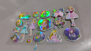 PremiumAV Multipurpose Adhesive 3D Stickers (1 Sheet / 19×12 Cm) - PremiumAV