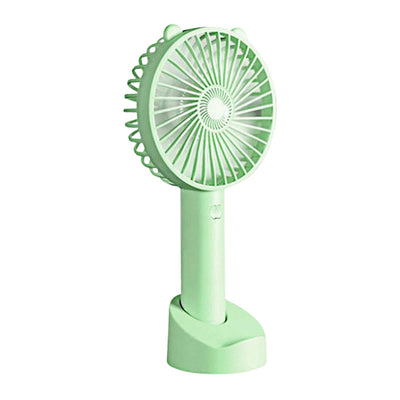 PremiumAV Portable Classic Hand Fan - 3-Speed Table Fan for Personal Desk, Suitable for Office, School, and Home Use (Battery Not Included)