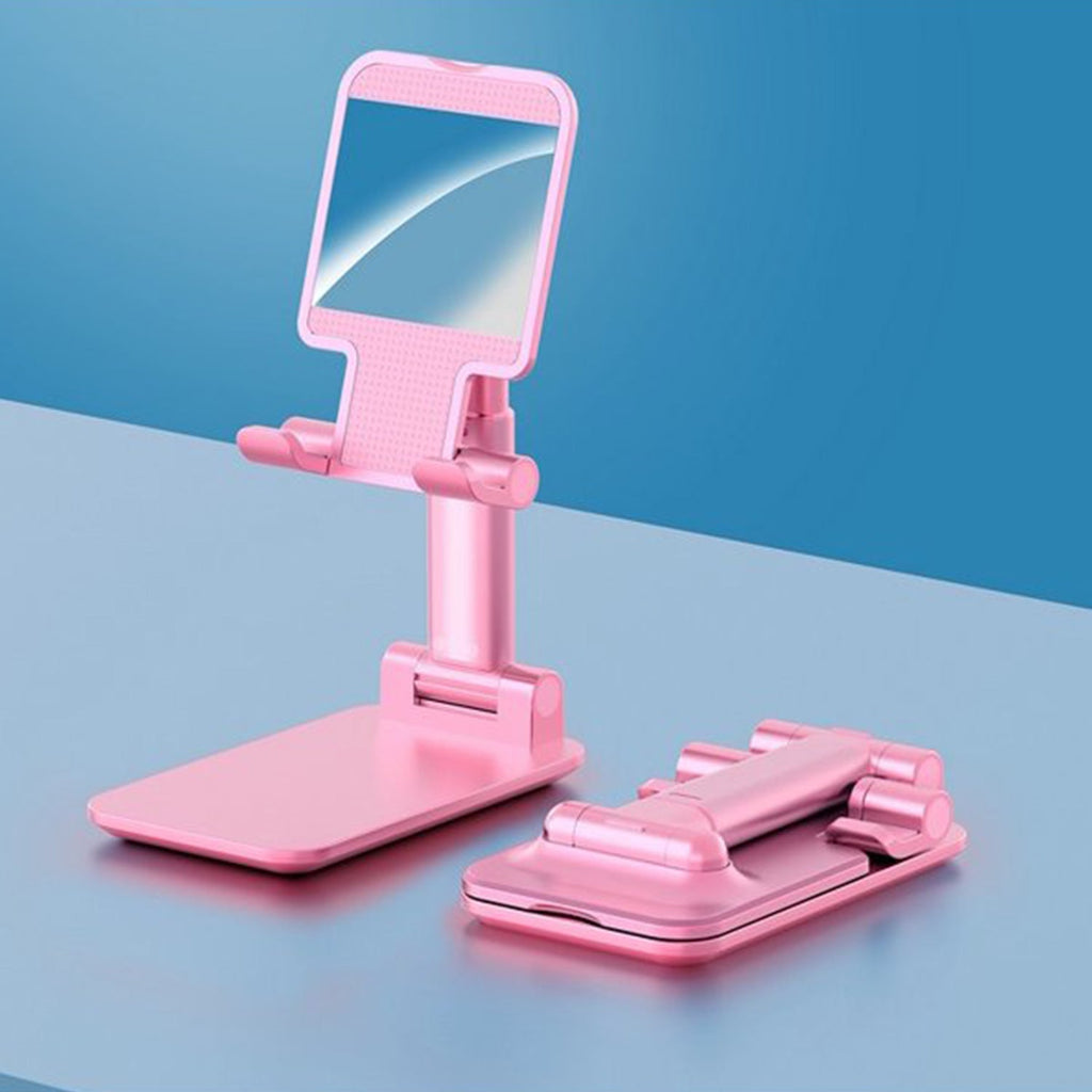 PremiumAV PremiumAV Desktop Cell Phone Stand Phone Holder full 3-Way Adjustable Phone Stand for Desk Height + Angles Perfect As Desk Organizers and Accessories. 