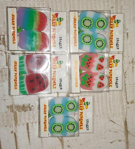 PremiumAV Jelly Popsicle Erasers  Cute & Fancy Mini Erasers for Kids (2 Pc Set, Mix Design)  - PremiumAV
