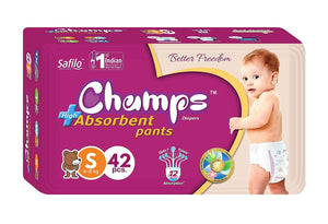 Premium Champs High Absorbent Pant Style Diaper Small, Medium and Large Size Diaper  - PremiumAV