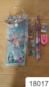 PremiumAV 5 in 1 Mix Stationery Gift Set for Kids, Stationary Set Including 2 Pencil, Ruler, Rubber, Pencil Sharpener, School, Office Product Gift (5 - PremiumAV