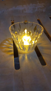 Cup Shape Crystal Table Lamp, Diwali (1 Pc)