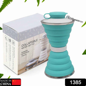Silicone Collapsible Water Bottle for Camping & Sports (BPA Free, Leak Proof)