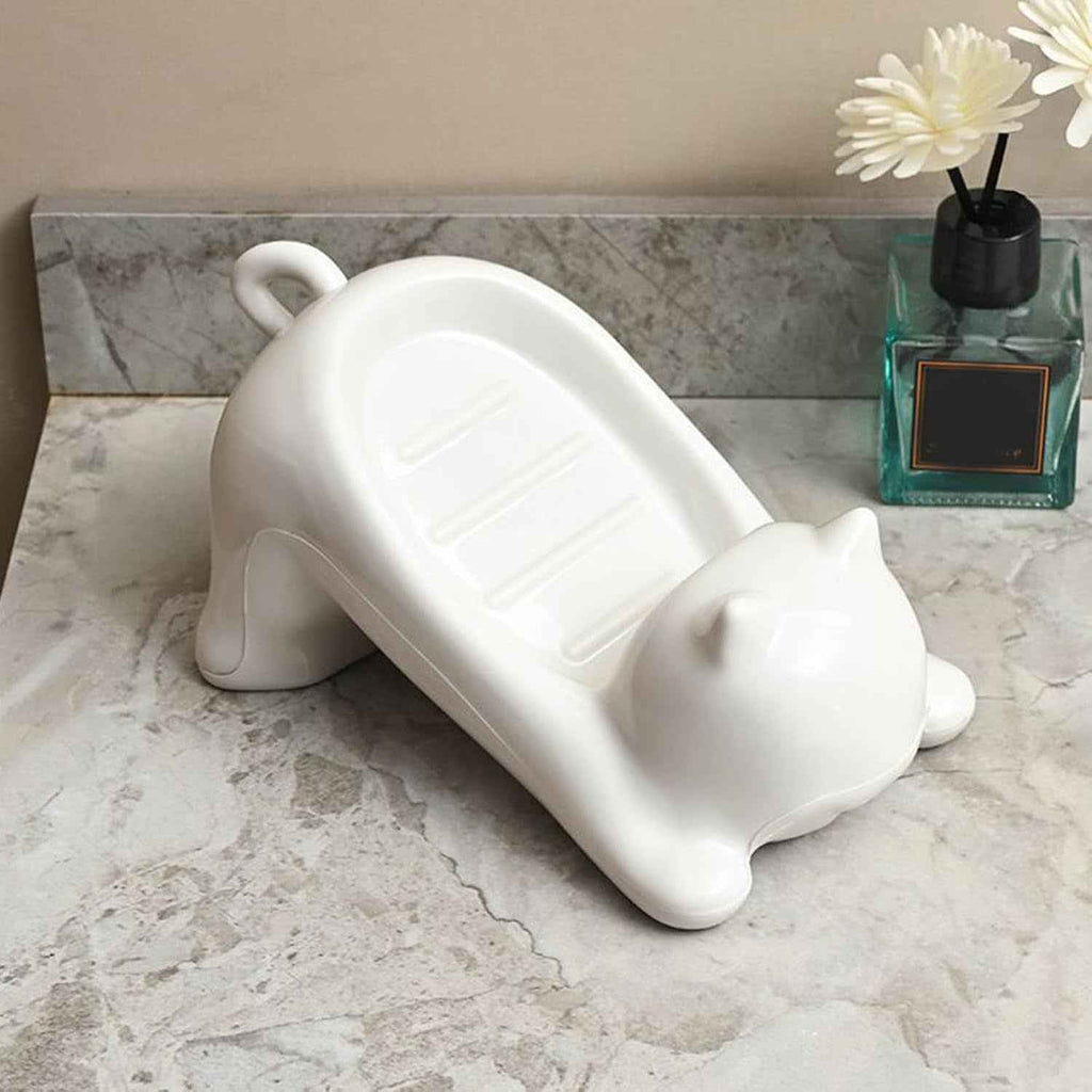 Cartoon Animal Shape Soap Dish Holder (1  Pc)