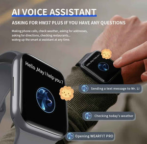 PremiumAV S8 Pro Smart Watch for Men & Women, Bluetooth Calling Smartwatch with Fitness Tracker, Heart Rate & Sleep Monitor, Sports Modes, Compatible with All 3G/4G/5G Android & iOS Smartphones