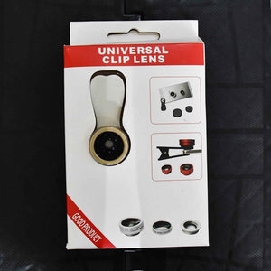 Universal Clip-On Mobile Camera Lens Kit (1 Set)