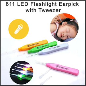 PremiumAV LED Flashlight Earpick with Tweezer  - PremiumAV
