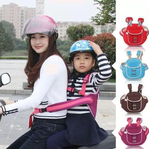 Baby Safety Belt For Kinds Carrier, Children Motorcycle Safety Harness - Child Ride Strap - Kids Vehicle Adjustable Safety Harness Strap for Two Wheeler Bike Horseback Riding Travel (1 Pc)  - PremiumAV