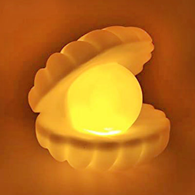 PremiumAV Pearl Shell Night Lamp Decorate Desk Lights For Bedroom & Home