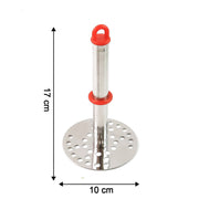 Ergonomic anti-slip handle of stainless steel potato masher for comfortable grip