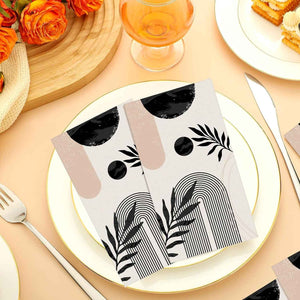 Multi-Color & Printed Disposable Food Wrapping Paper Set (10 Pc)