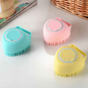 PremiumAV Silicon Massage Bath Brush Hair, Scalp & Bathing Brush For Cleaning Body