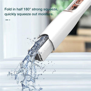 Portable Self-Squeeze Short Mop, Mini Hand Wash-Free Strong Absorbent Mop with 1 Cotton Head, Cleaning Sponge For Bathroom Kitchens Table  - PremiumAV