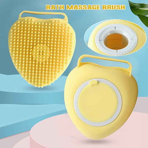 PremiumAV Silicon Massage Bath Brush Hair, Scalp & Bathing Brush For Cleaning Body