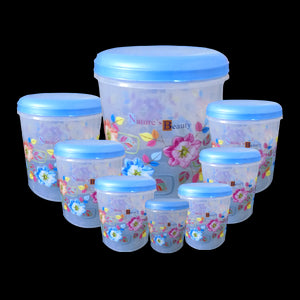 Stackable containers with seals