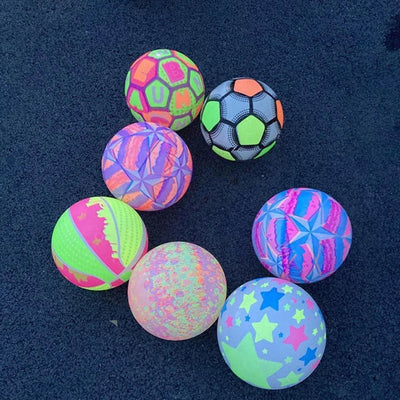 Bouncy Stress Reliever Fun Play Led Rubber Balls for Kids (1 Pc Only)